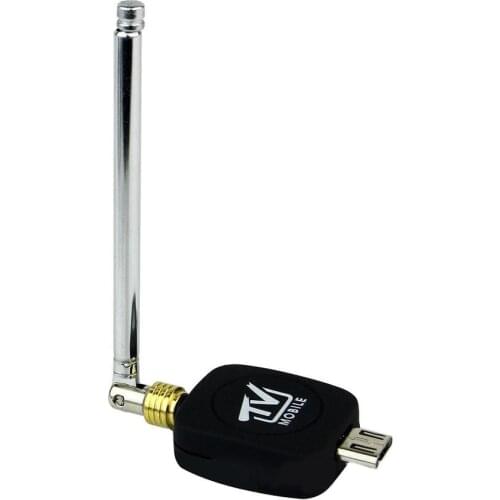 High Quality DVB-T Micro USB Tuner Mobile TV Receiver Stick For Android Tablet Pad Phone Digital Satellite Dongle Black