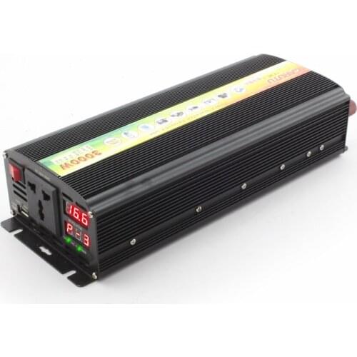 High end peak power 3000W power inverter 24v 220v modified sine wave inverter solar with new P-1/2/3 fault code display and USB