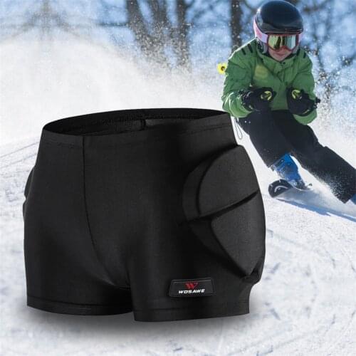 Skating Hips Protector Pants Teens Skiing Padded Protective Shorts Pants Drop Resistance for Skiing Skating Snowboard Cycling