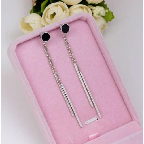 Ms. Punk 2018 Fashion New Temperament Long Earrings Bride Fringe Super Fairy Circle Wild Net Red Earrings Wedding Earings