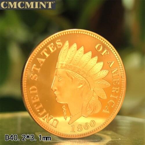 1 Oz .999 Troy Copper Indian Head