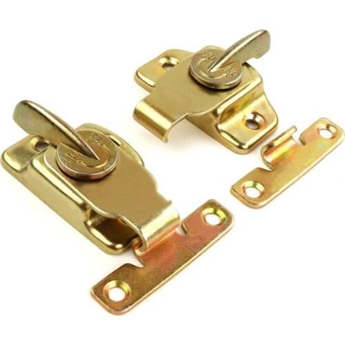 100Pcs Toggle Latch Safety Sliding Window Lock Hasp Table Dining Connection Buckle Security Door Fastener Hardware