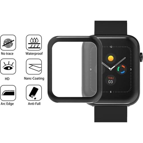 2pc Screen Protector For Ticwatch GTH Soft 3D Curved Full Edge Protective Film Anti-Scratch Watch Films For Ticwatch GTH