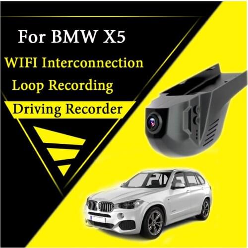 Car Road Record WiFi DVR Dash Camera Driving Video Recorder For BMW X5 F15 F85 2013~2018 Recording