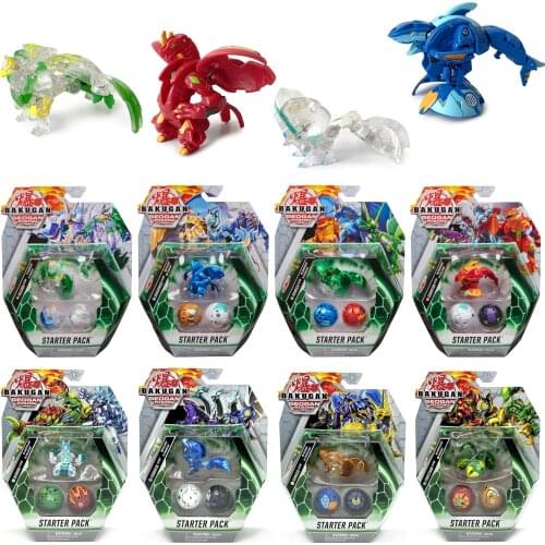 Bakugan Geogan Rising 2021 New Style DRAGONOID SHARKTAR FENNECA Deformable Eggs Battle Toys Action Figure Model Boy Gifts