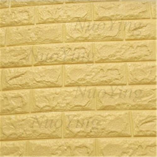 DIY 3D Brick PE Foam Wallpaper Panels Room Decal Stone Decoration Embossed simple practical Washable and Removable
