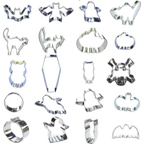 Various Coffin And Ghosts Shape Cake Decorating Tools,Lot Giant Halloween Set Biscuit Baking Molds,Direct Selling