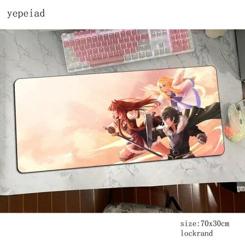 Rising of the Shield Hero mouse pad cute mats Computer mouse mat gaming accessories mousepad home keyboard games pc gamer