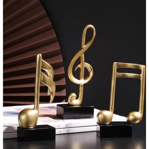 Nordic Living Room Wine Cabinet Decoration Musical Note Decoration Music Classroom Piano Rack Study Room Decoration Small Crafts