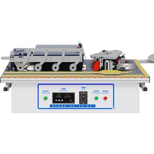New manual edge bander Straight/curve arc-shaped portable edge banding Machine woodworking pvc cut itself