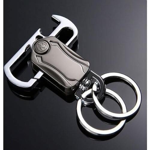 NEW Metal Keychain Buckle Waist Car Key Chain Accessories For Peugeot 206 207 208 301 307 308 408 407 508 2008 3008 4008 5008