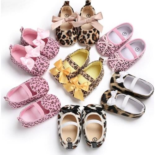 Baby PU leather first walkers big bow baby girls shoes newborn infant shoes for toddler
