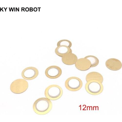 100 Pcs/Lot Piezoelectric Piezo Ceramic Wafer Plate Buzzer Loudspeaker Dia 12mm For Arduino Diy