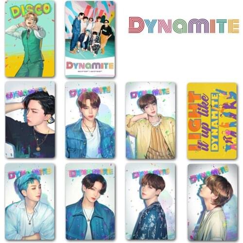 South Korean Groups K-POP Bangtan Boys Poster New Album Dynamite Lomo Card PhotoCard JUNG KOOK JIMIN SUGA Photo Cards