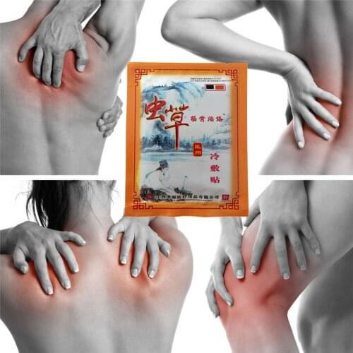 Cordyceps Analgesic plaster knee pain Patch rheumatoid arthritis Pain Relief plaster 24Pcs Body aches shoulder pain fast effect
