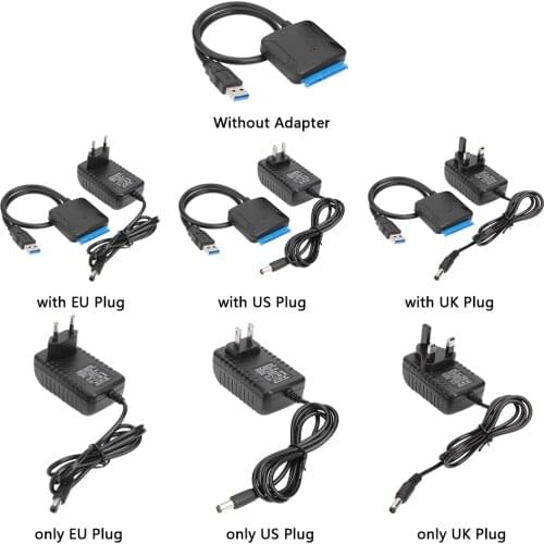 Portable USB 3.0 To SATA Convert Cable Fast Transmission Support 2.5/3.5 inch External SSD HDD Hard Drive Adapter