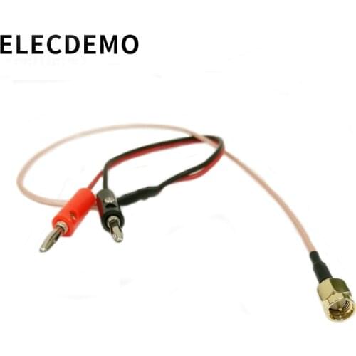 SMA to banana head connector RF RF SMA cable SMA male to banana head 50cm line length