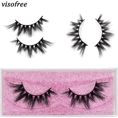 Visofree Eyelashes 3D Mink Lashes thick handmade full volume soft lashes long eyelash fluffy extension eyelash makeup beauty K03