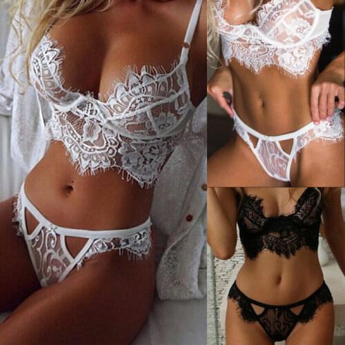Sexy Women Babydoll Lingerie Sleepwear Underwear Lace Dress G-string Nightwear Womens Lingerie Babydoll Sleepwear