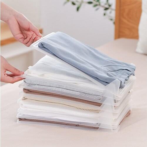2020 NEW Fast Clothes Fold Board Clothing Organization System Shirt Folder Travel Closet Drawer Stack Household Closet Organizer