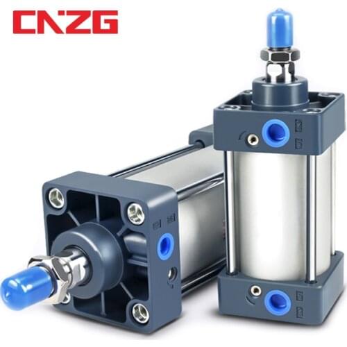 Standard Air Cylinders Pneumatic Cylinder 32/40/50/63mm Bore Double Acting SC 50/75/100/125/150/175/200/250/300mm Stroke