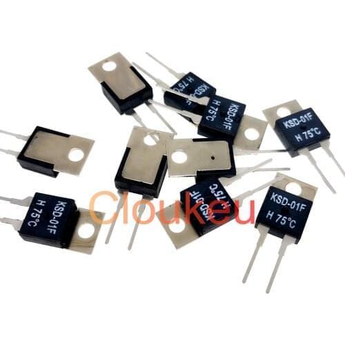 Temperature Relay KSD-01F D/H 0/5/10/15/20/25/30/35/40/45/50/55/60/65/70/75/80/85/90/95/100C degrees 2A250V JUC-31F