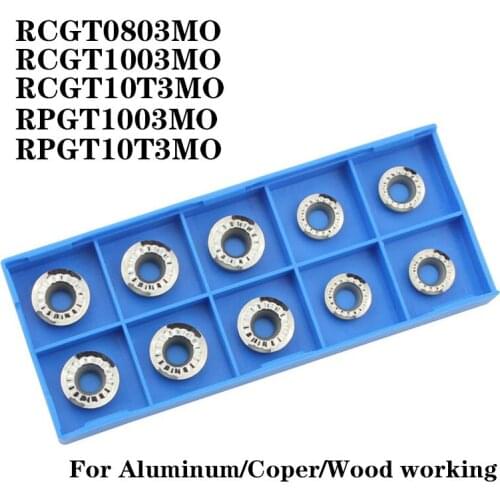 RCGT1204MO RCGT10T3 RPGT103MO RCGT0803MO Lathe Turning Cutter Blade Insert Cutting Tool turning tool CNC Tools Copper woodwork
