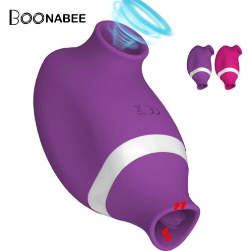 Sucking Vibrator Sex Toy for Women 2 IN 1 Sucking Licking Nipple Clitoris Stimulator Blowjob Oral Vagina Sucker Vibrators Adult