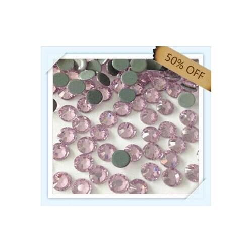 High quality hot sale ss20 5mm light rose color with 1440 pcs each pack ; for wedding dresses free shipping