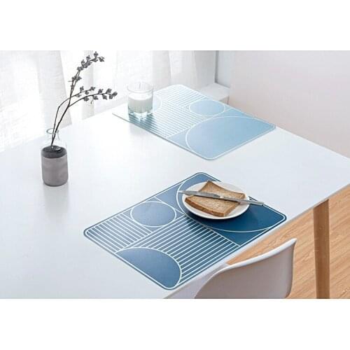 1PC Simple Design Heat Insulation PP Placemat Waterproof Tableware Mat Pot Pads LF 166