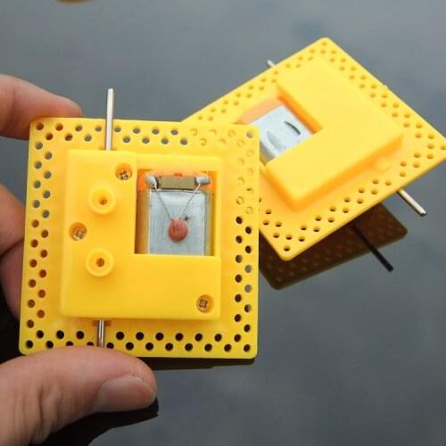 1PCS Yellow 130 motor gearbox,DIY Remote control car ,3V gear motor 1:8.4,with sensitivity capacitance