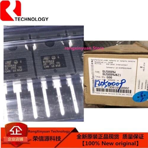 10 pcs/lot BU508AW TO-247 BU508 700V/8A High voltage NPN Power transistor for standard Definition CRT display 100% New original