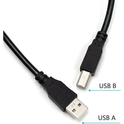 10pcs USB Printer Cable for USB 2.0 Printer High Speed A to B Male to Male data sync for 3d label printer lenovo