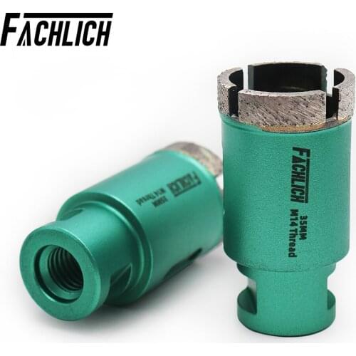 FACHLICH 2pcs/pk Dia 35mm Welded Diamond Cutter Drilling Core Bits
