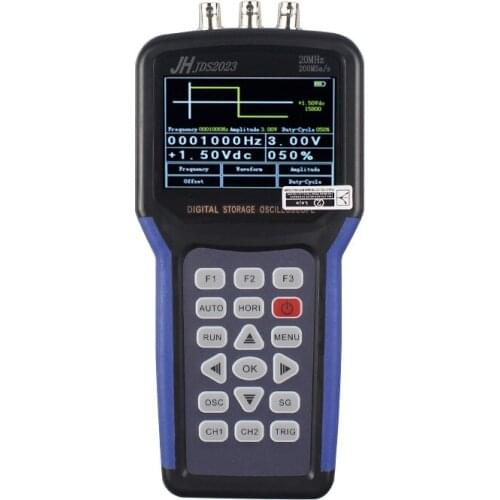 2019 OBD2 car accessories Jinhan JDS2023 Handheld Oscilloscope 1 Channels 20MHz oscilloscope JDS2023 200MSa/s 16 bit true color