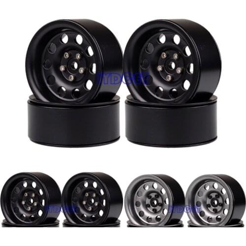 4P 2.2" Metal Beadlock Wheel Rims Hub for SCX10 RR10 90053 AX10 Aro para 1/10 RC Crawler Axial Wraith 90056 90045