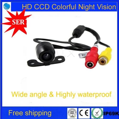 New full HD sony CCD universal car Parking assistance Rear view front view parking camera stainless metal camera waterproof