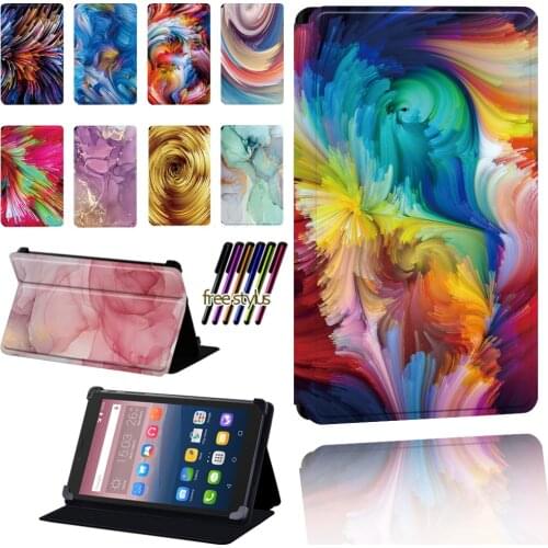 For Alcatel OneTouch Pixi 3 7"/8"/10"/Pixi 4 7" Tablet Case Foldable Dust-proof Protection Cover Tablet Accessories