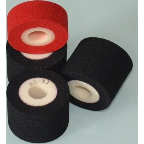 Black Diameter 36mm Height 36mm hot solid ink printing roller for continuous band sealer