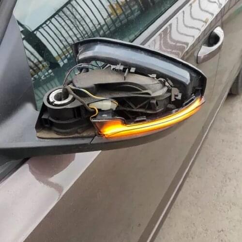 For Skoda Octavia Mk3 A7 5E Dynamic LED Turn Signal Blinker Mirror flasher Light 2014 2015 2016 2017 2018 2019