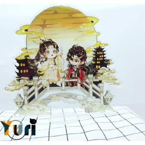 Yuri anime Tian Guan Ci Fu Hua cheng Xie lian 2-sides Acrylic figure stand display brand decoration Limit fashion cute gift C