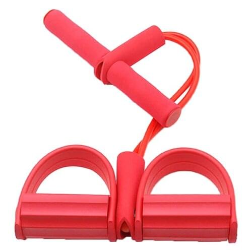 Fitness Elastic Sit Up Pull Rope Abdominal Exerciser Home Sport Equipment for Body Building Sports