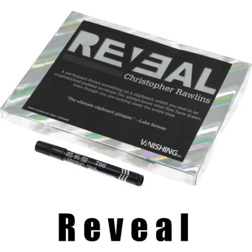 Reveal (DVD+Gimmick) - Magic Trick,Close Up Magic,Mentalism,Stage Magic Props,Illusions,Magia Toys Classic Joke Gadget