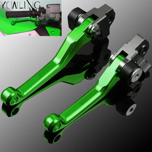 Brand New brake and clutch levers CNC For Kawasaki KX100 2000-2018 Dirtt bike Pivot Foldable Brake Clutch Levers KX100