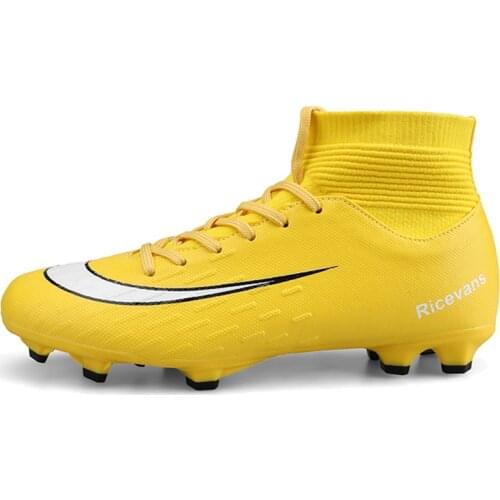 New Soccer Shoes FG AG Men Football Shoes Kids Soccer Cleats Training Football Boots Boys High Ankle Sport Sneakers 2021 Indoor