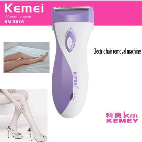 Kemei Rechargeable Electric Epilator Hair Removal Leg Bikini Body Intelligent Anti-clip Electric Depilatory Shaving Machine F30