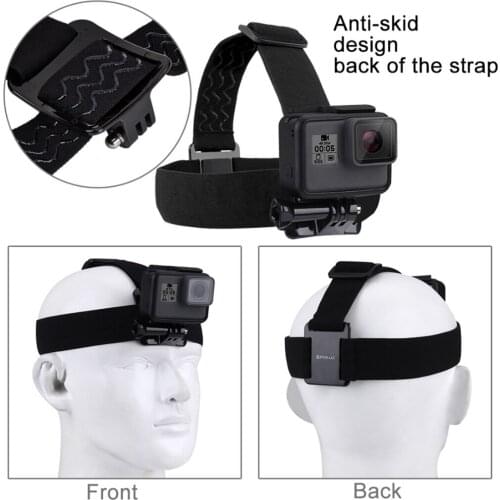 Adjustable Head Mount Harness Camera Elastic Head Strap Action Camera Adjustable Elastic Head Strap Fit for 8, 7, 6, 5, 4