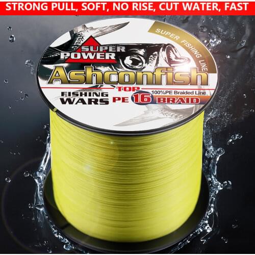100M/109yards super fishing cord 16 strands strong pe fishing braided line online fishing tackle store fishing thread wires