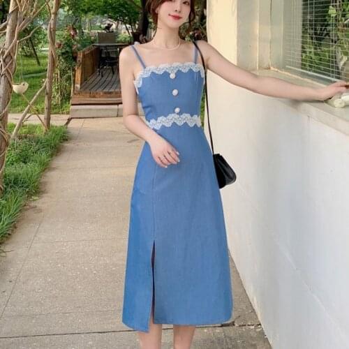 Threehonlee Summer Dresses With A Slit