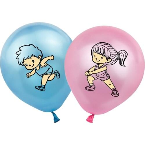 10 pcs boy girl latex balloon baby gender revealed 12 inch blue pink children birthday party decoration balloon wholesale
